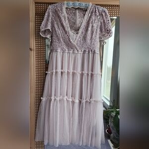 Needle & Thread Blush Floral Dress